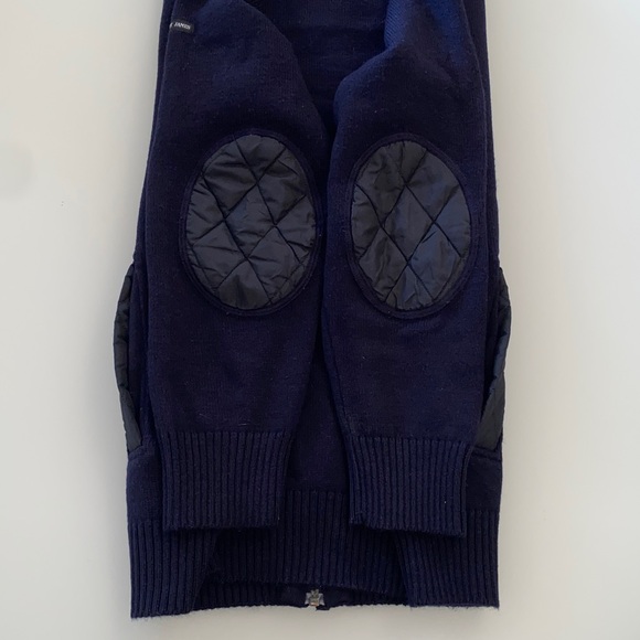 Saint James Dark Blue Zip-Up Cardigan Sweater for Men Size M - Picture 12 of 17